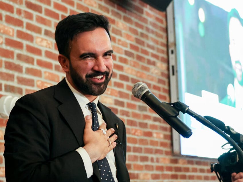 Zohran Mamdani, New York City mayoral candidate, during an election night event in New Yor