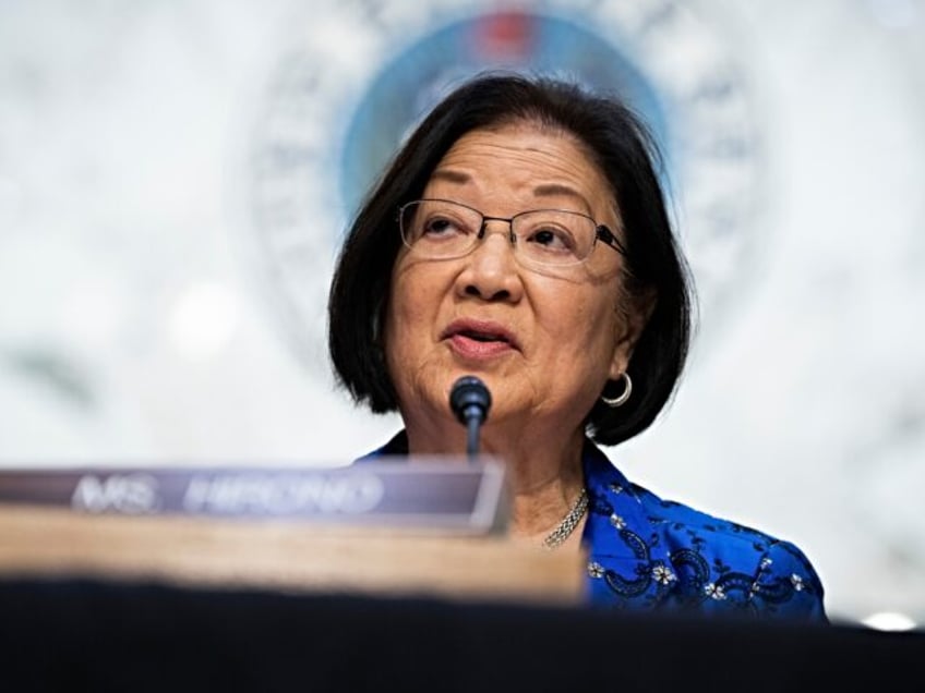 UNITED STATES - APRIL 4: Sen. Mazie Hirono, D-Hawaii, speaks during the Senate Judiciary C