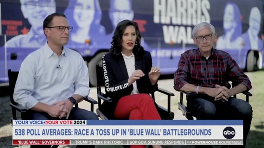 Josh Shapiro, Gretchen Whitmer and Tony Evers