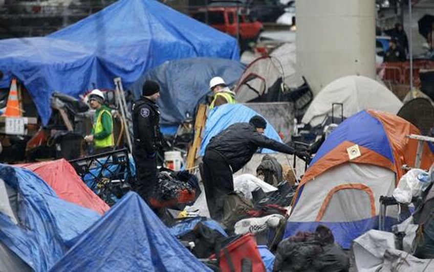 democratic policies at work almost half of seattles homeless population is not from seattle