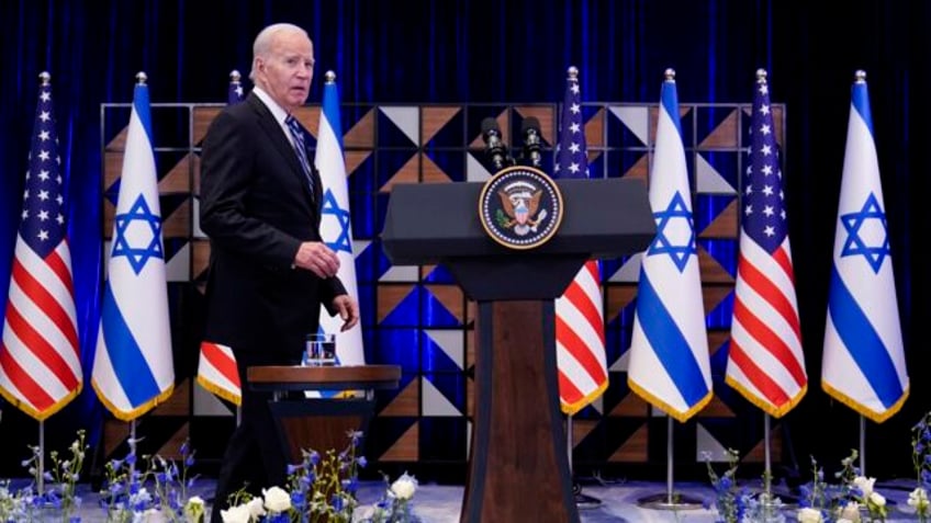 democratic support for biden ticks up on handling of israel hamas war ap norc poll says