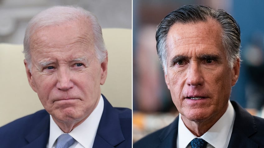 Joe Biden and Mitt Romney