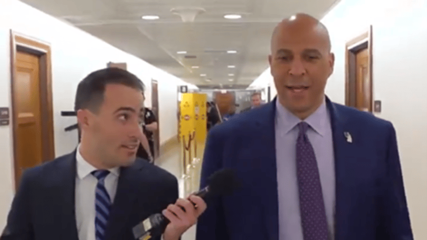 "Jess Watters Primetime" produce Jonny Belisario asks Senator Corey Booker, D-N.J., about President Donald Trump's joint address to Congress.