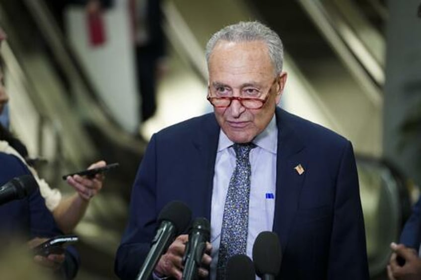 democrats furious after schumer folds on gop funding bill