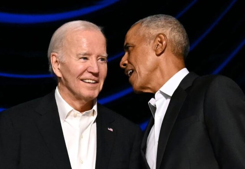 Former US president Barack Obama called Joe Biden -- who served as his vice president for