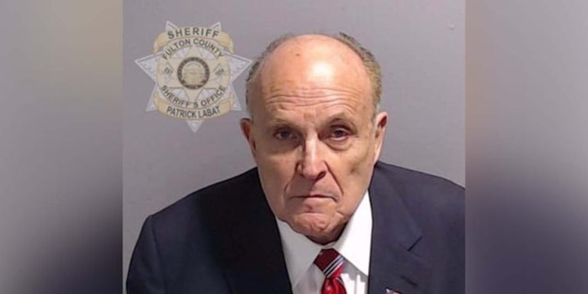 democrats turn to social media to mock rudy giuliani mugshot should we blast it everywhere