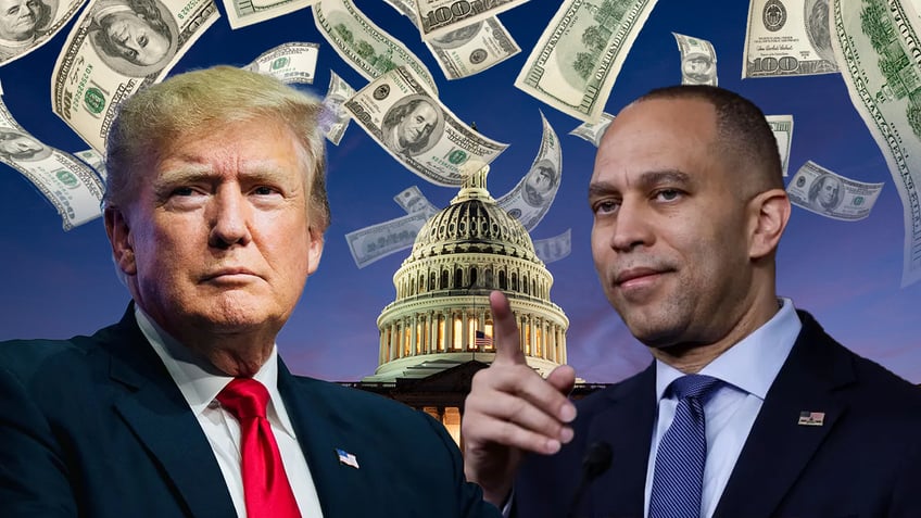 House Minority Leader Hakeem Jeffries is among the Democrats flirting with a government shutdown standoff amid GOP infighting.