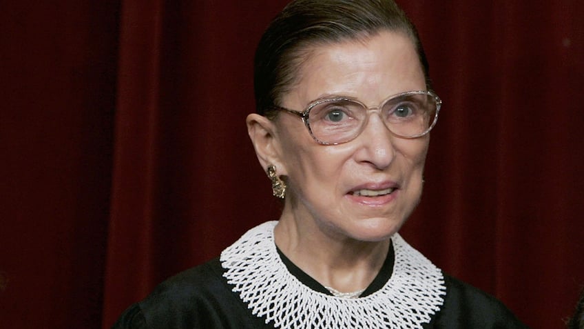 Ruth Bader Ginsburg closeup shot