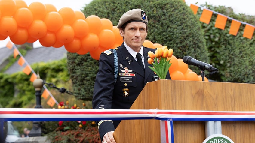 Denis Leary in uniform in a scene from "Going Dutch."