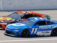 Denny Hamlin races at Nashville hoping birth of his third child holds off