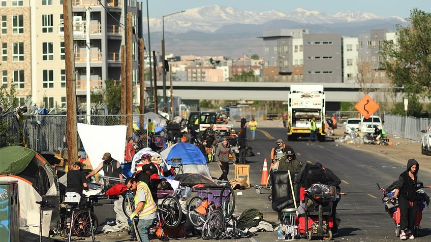 denver mayor touts ambitious plan to get homeless off streets take back downtown for frustrated residents