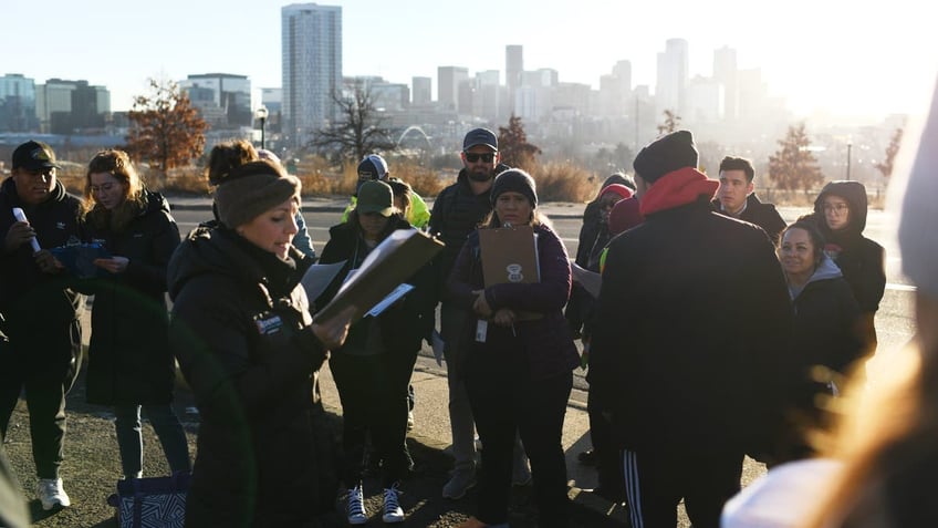 migrant encampment helpers