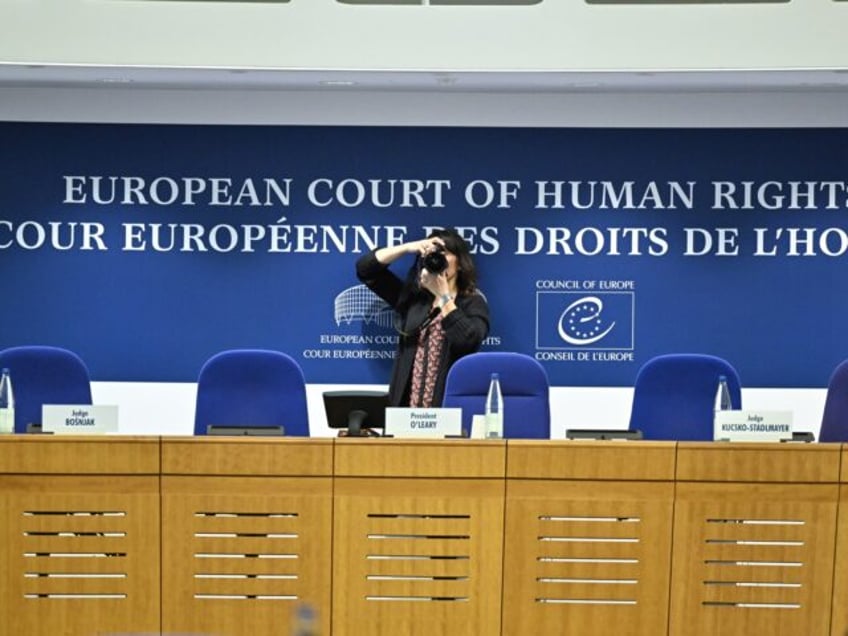 STRASBOURG, FRANCE - APRIL 12: General view of The European Court of Human Rights (ECHR) G