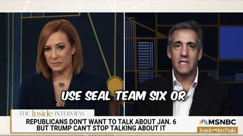 deranged michael cohen claims trump will use navy seals to round up political opponents