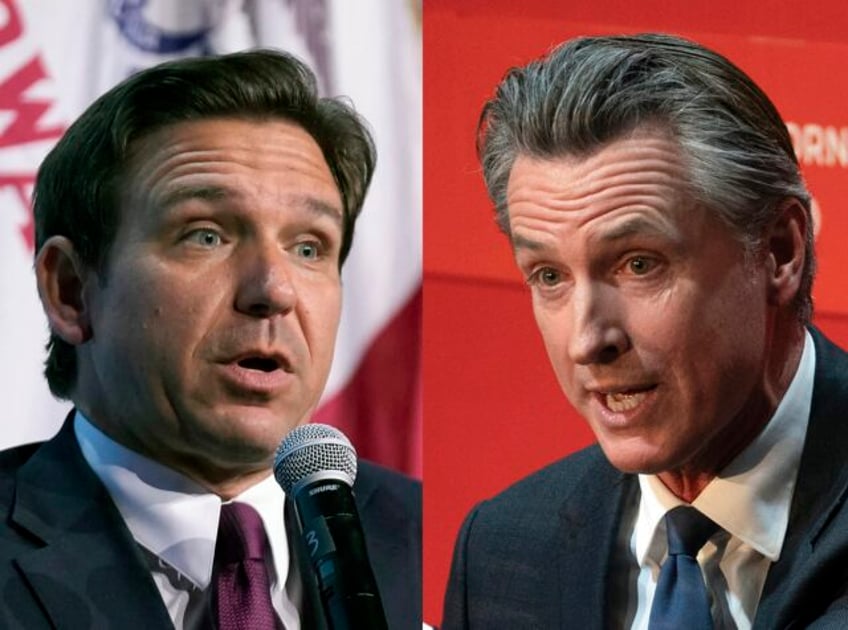 desantis and newsom will face off in a fox news event featuring two governors with white house hopes