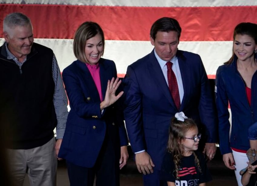 desantis argues iowa governors support may help him stop trump and labels his rivals as spoilers