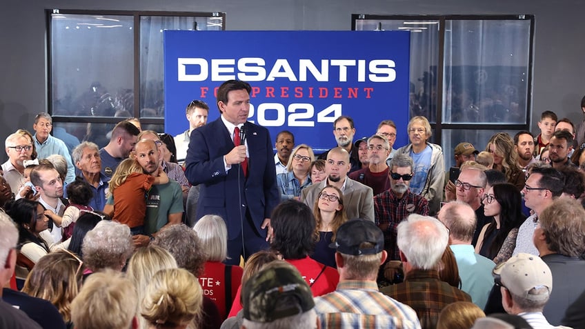 desantis doubles down on vow to slit the throats of federal bureaucrats says it is just colorful language