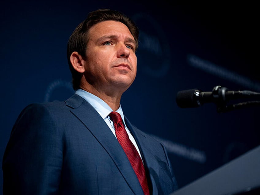 Republican presidential candidate Florida Gov. Ron DeSantis speaks at a Concerned Women for America Summit at the Capitol Hilton, Friday, Sept. 15, 2023, in Washington. (AP Photo/Andrew Harnik)