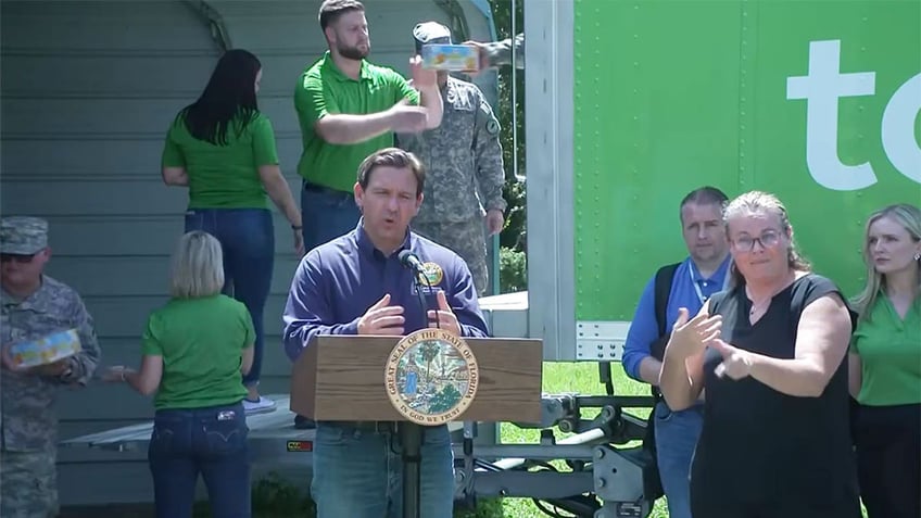 desantis hammers climate change alarmists in no uncertain terms in idalias aftermath