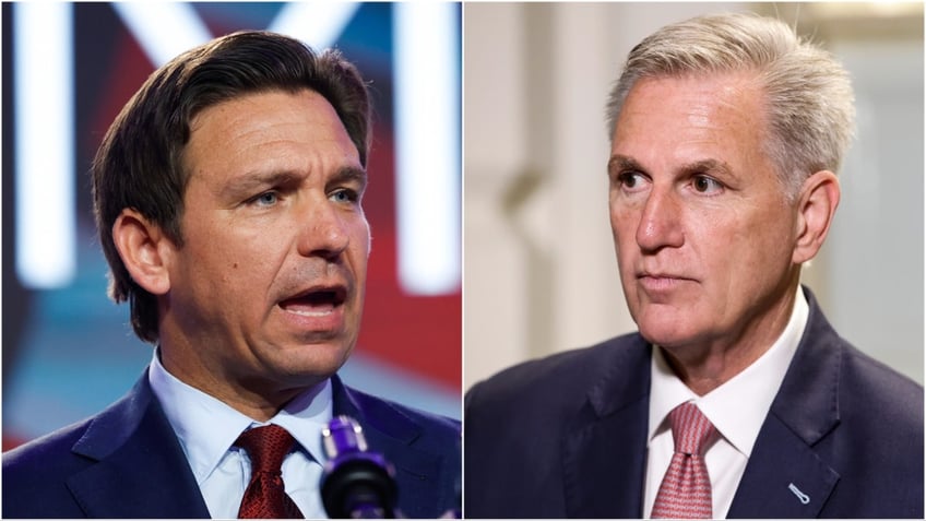 desantis hits back at mccarthy for saying hes not on same level as trump badge of honor