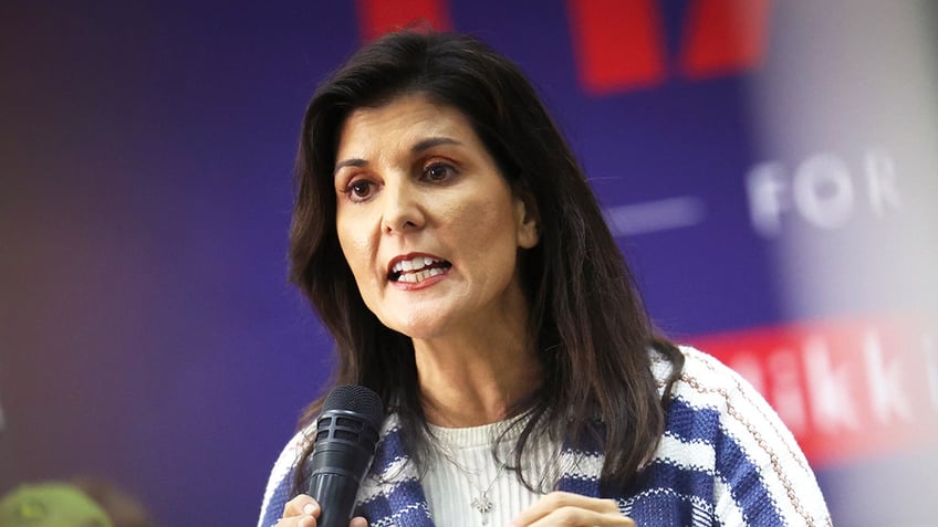 Nikki Haley at campaign event