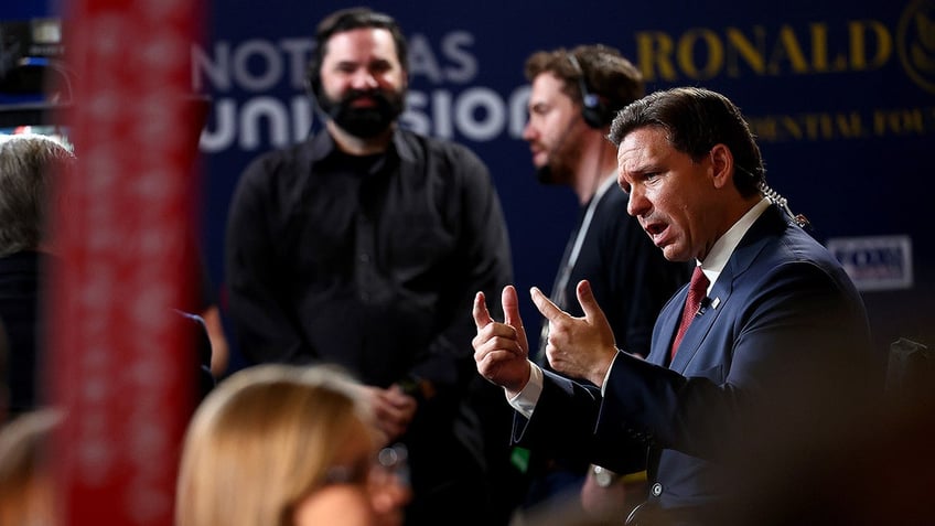 desantis suggests one on one debate with trump you owe it to the voters