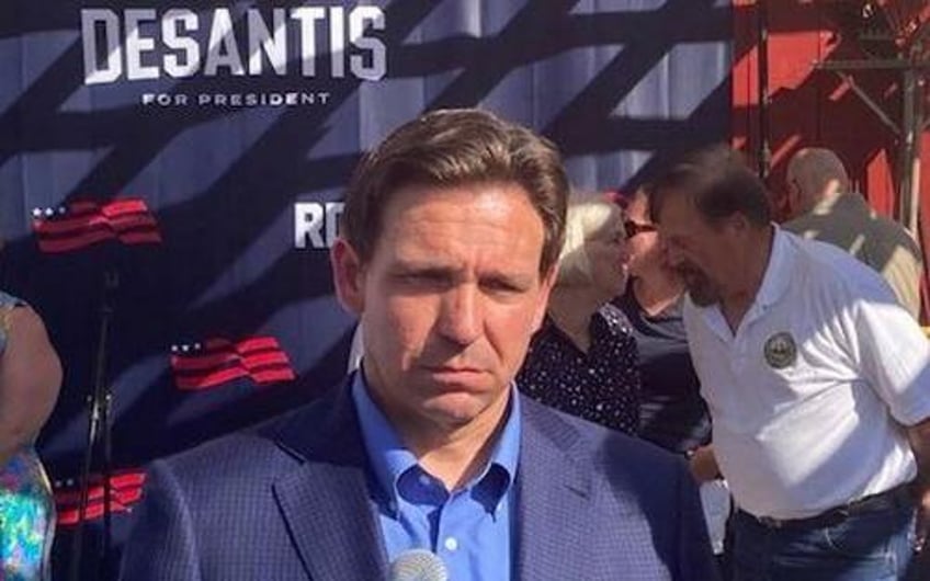 desantis vows to start slitting throats of deep state on day 1 as president