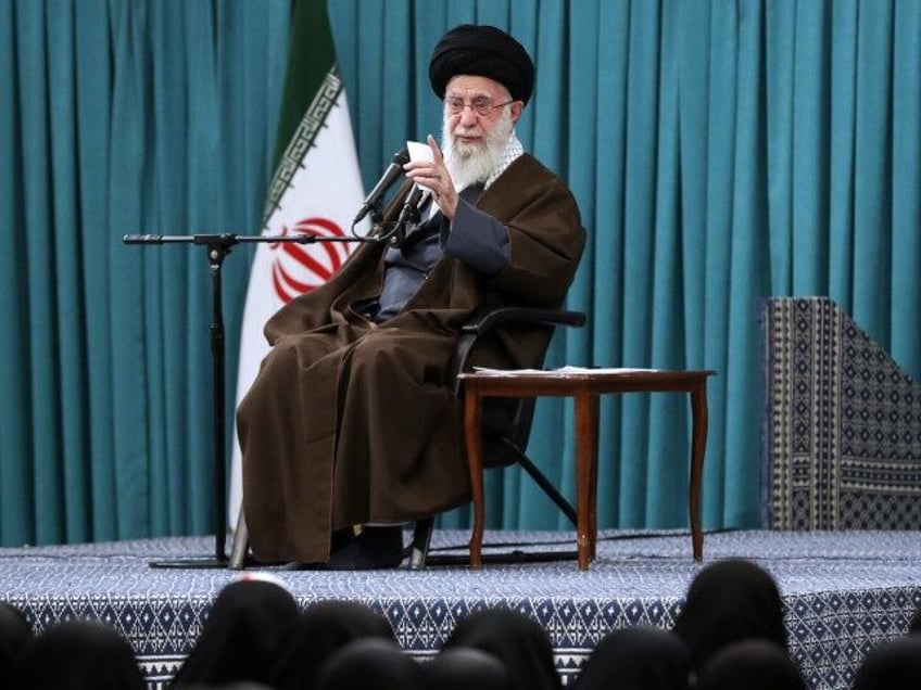 In this photo released by the office of the Iranian Supreme Leader, Supreme Leader Ayatoll