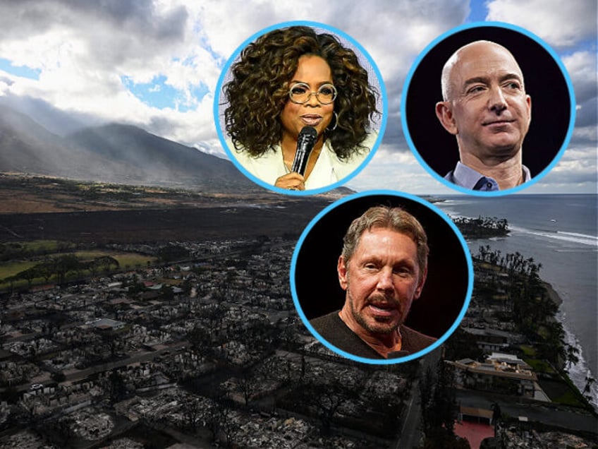 desperate hawaiians beg billionaire residents oprah bezos larry ellison for help as wildfire devastates maui