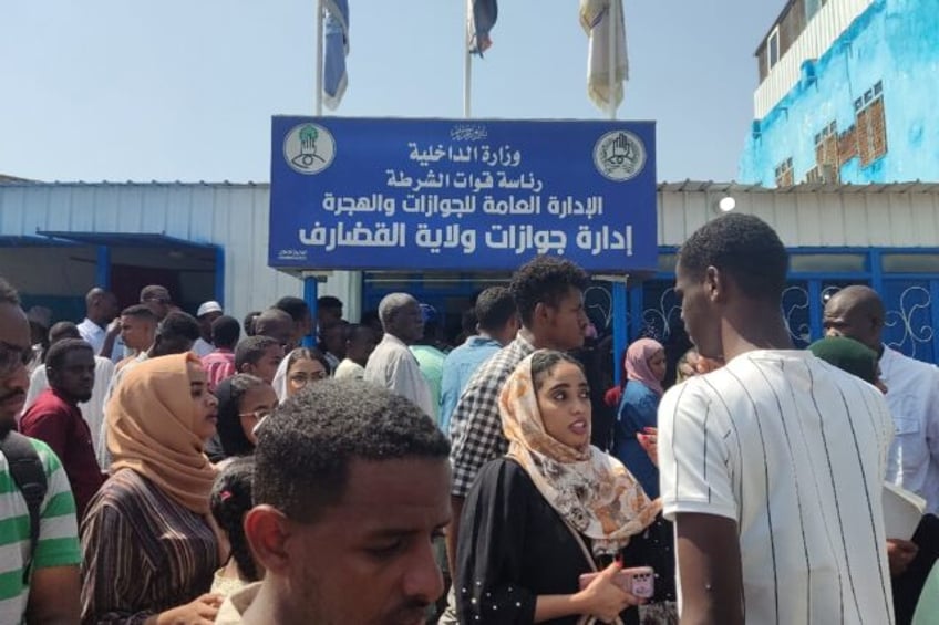 desperate sudanese face endless wait for passports so they can flee