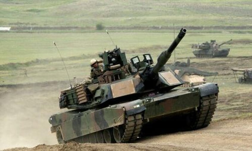 destruction of american made m1 abrams tanks is a sign of ukrainian desperation