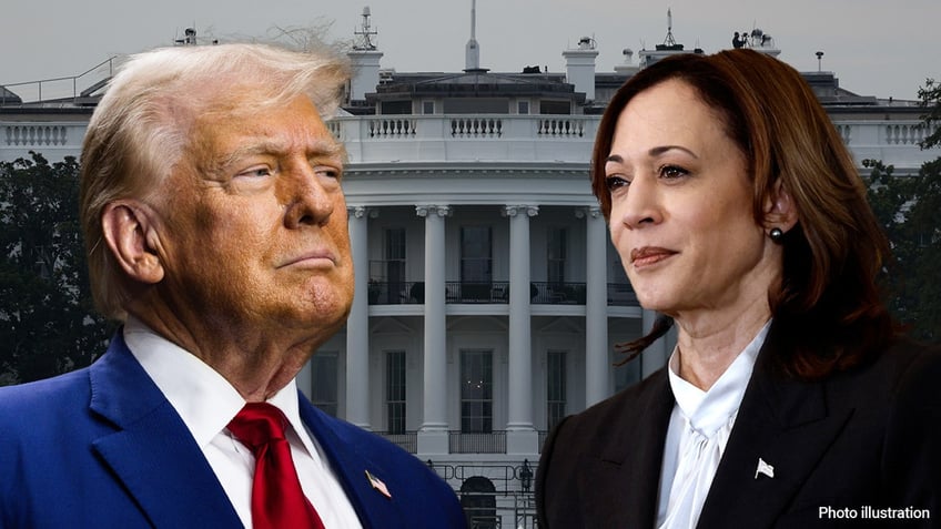 Trump and Harris