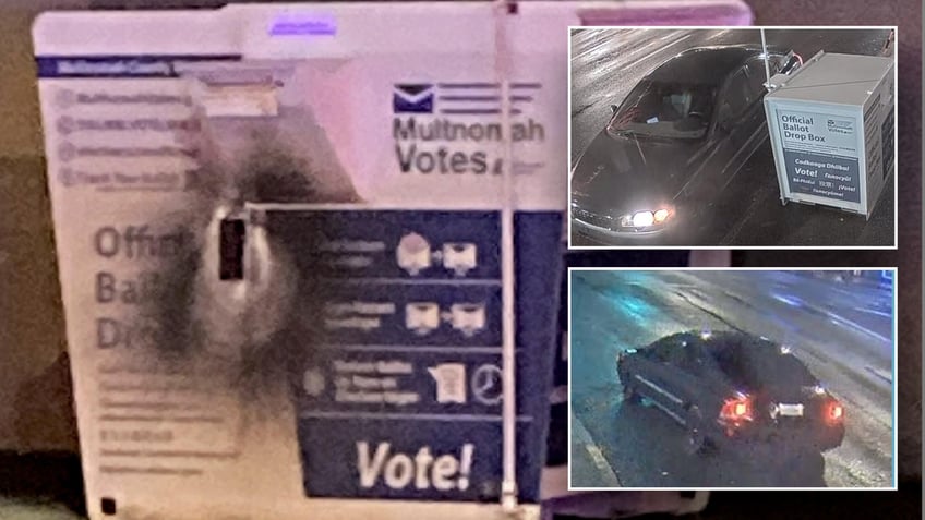 Image of suspected ballot box arsonist vehicle