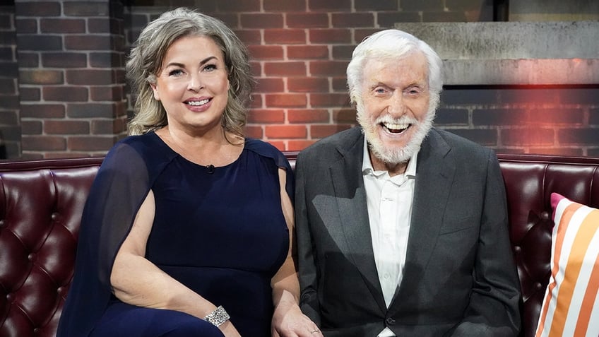 Arlene Silver and Dick Van Dyke sitting together