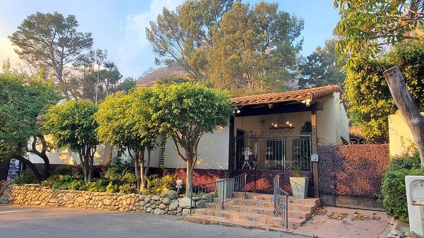 Dick van Dyke's Malibu home after the Malibu wildfires