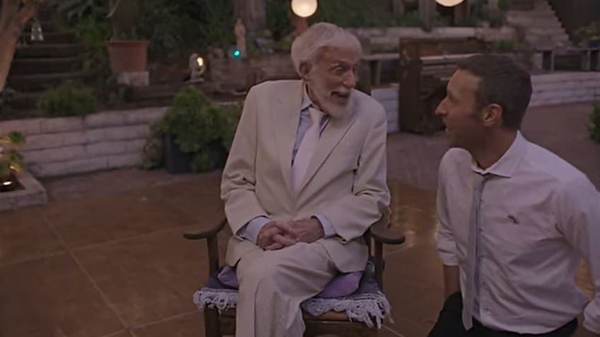 Dick Van Dyke and Chris Martin