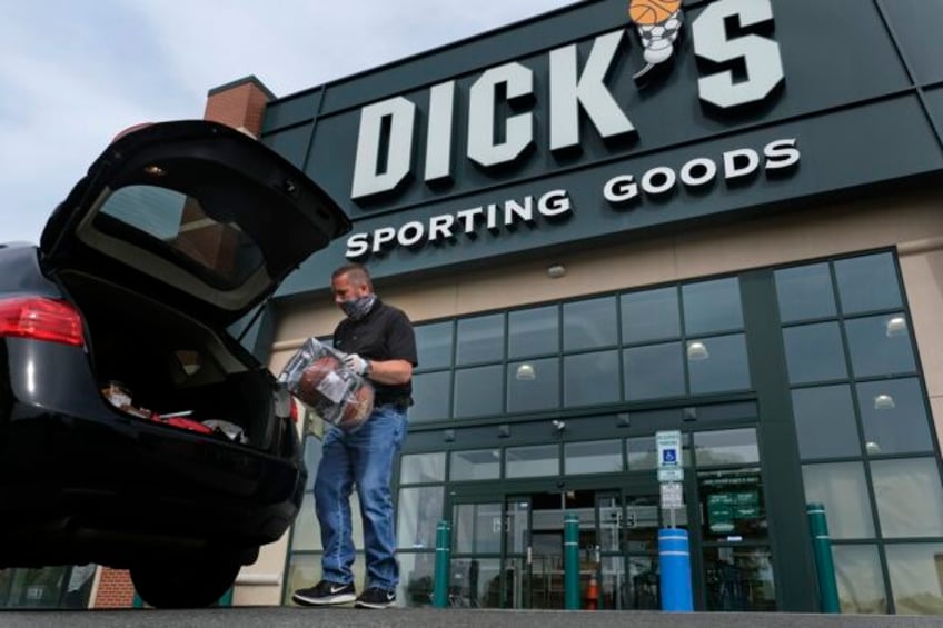 dicks 2q profit falls and the retailer lowers its full year outlook on worries about theft