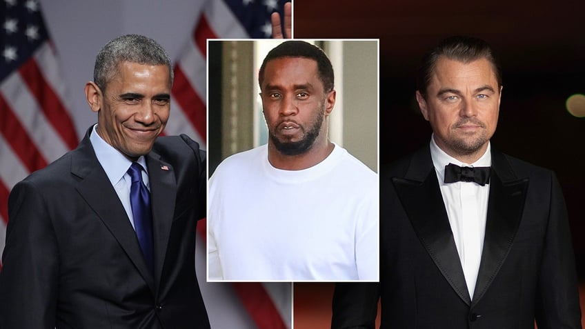 Obama, Diddy and Leonardo DiCaprio