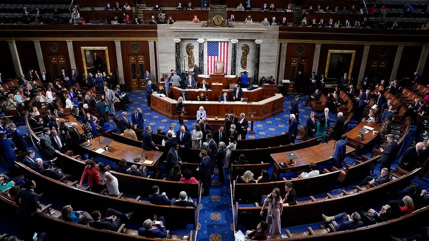 The House floor and members