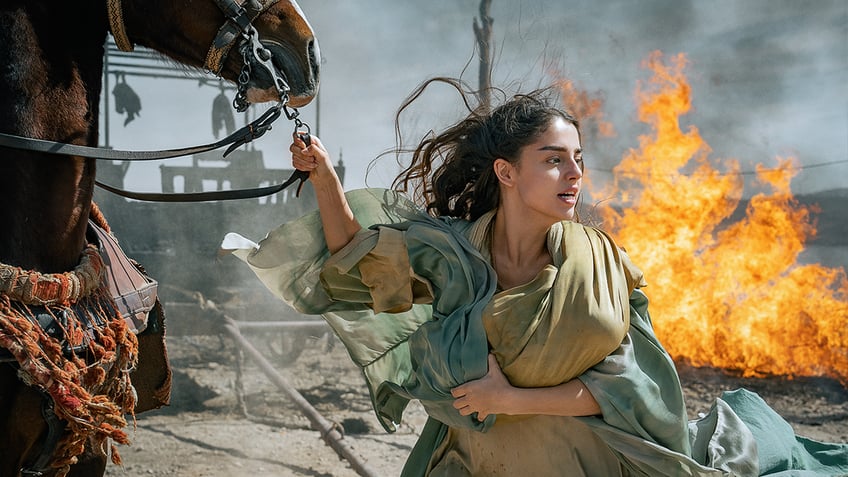 Still of Mary fleeing