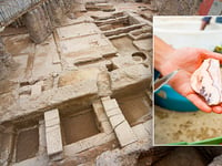 Dirty laundry: ancient washroom dating back to the Roman Empire uncovered near the Vatican in Italy