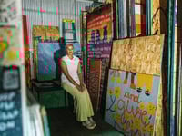 Discarded protest art preserves George Floyd legacy