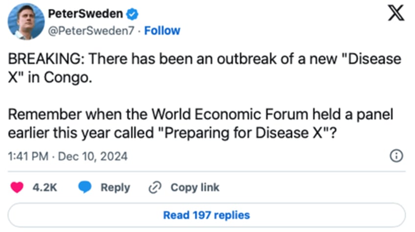 disease x the latest on the globalists new pandemic