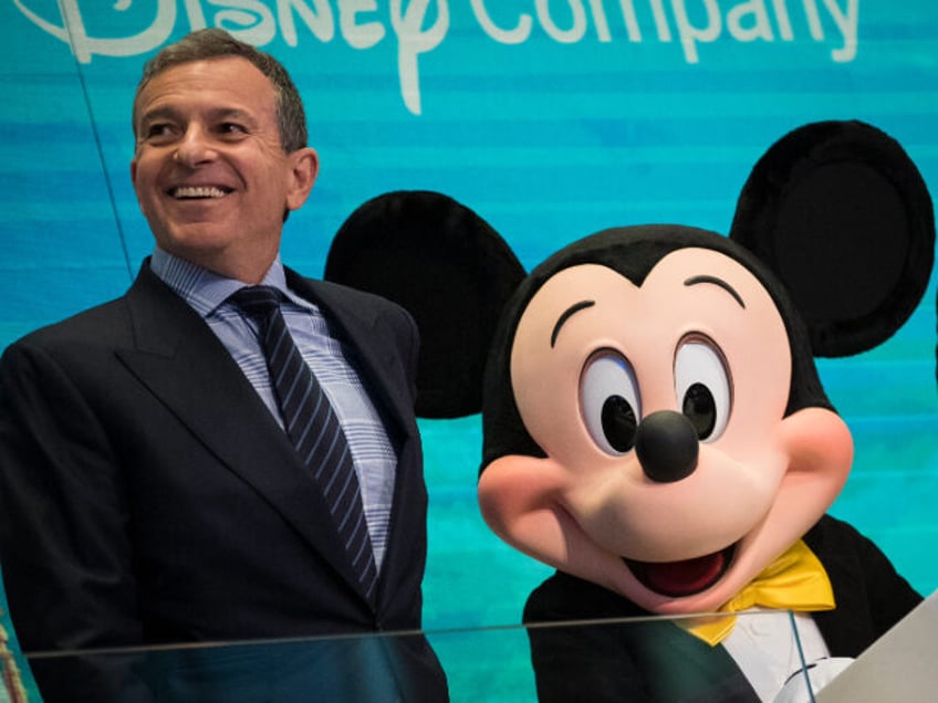 Walt Disney Chairman And CEO Bob Iger Rings Opening Bell At NY Stock Exchange