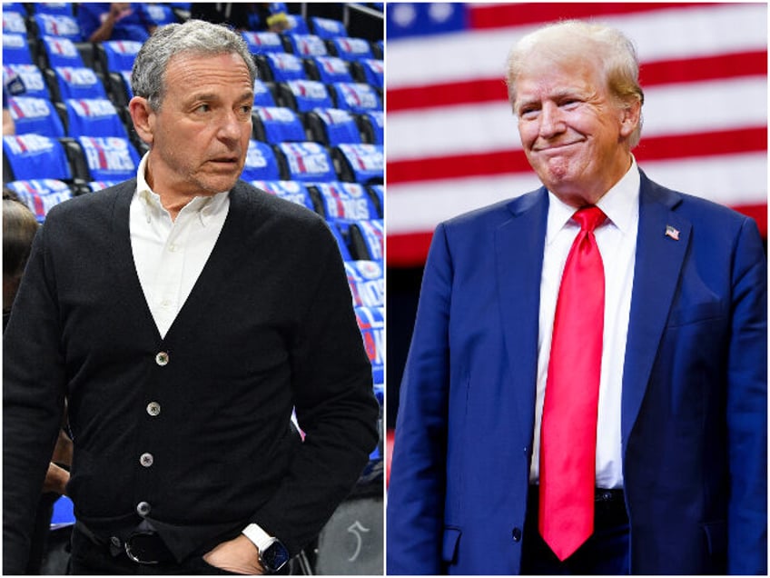 LOS ANGELES, CALIFORNIA - APRIL 20: Bob Iger attends a basketball game between the Los Ang