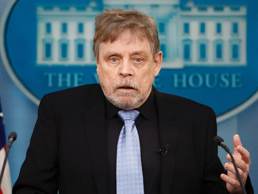 Star Wars actor Mark Hamill mocked former President Donald Trump during the first night of