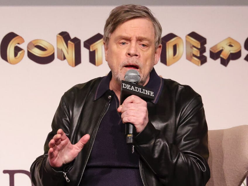 Mark Hamill speaks on the panel for "The Wild Robot" at the Deadline Contenders