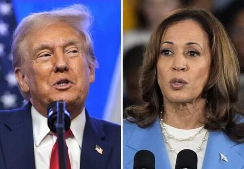 dispute breaks out over trump harris debate