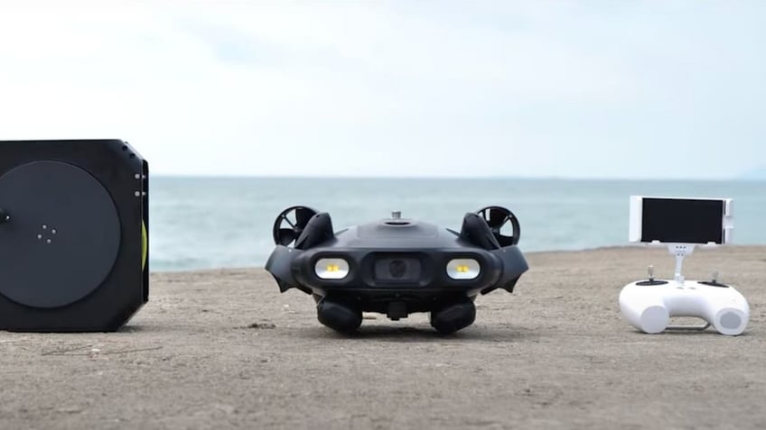 Dive into the sea with this state-of-the-art underwater drone