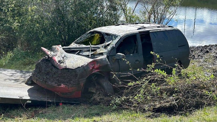 Florida law enforcement on scene of van recovery